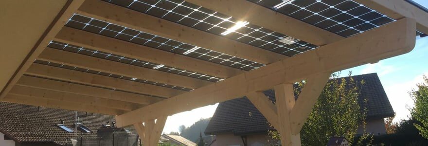 auvent solaire photovoltaïque